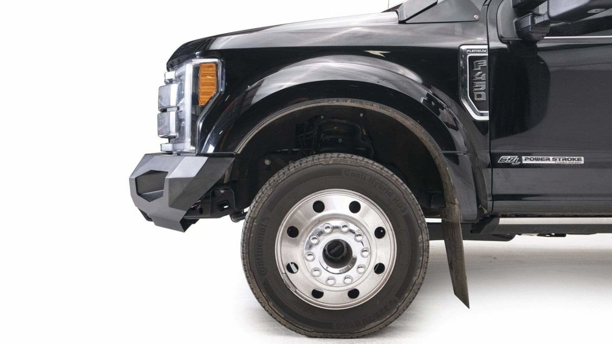 Fab Fours FS17 - X4162 - 1 Ford F250/F350 Super Duty 2017 - 2022 OE Wheel Well Matrix Front Winch Bumper Pre - Runner Guard - Rugged Truck Gear
