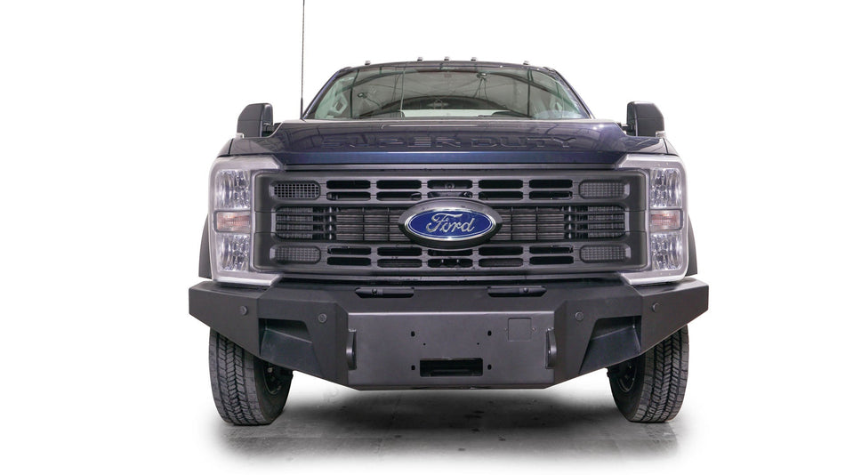 Fab Fours FS23 - A5961 - 1 Ford F450/F550 Superduty 2023 - 2024 New Premium Front Winch Bumper No Guard - Rugged Truck Gear