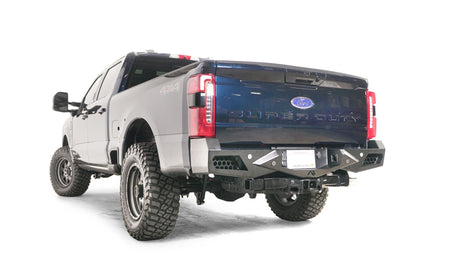 Fab Fours FS23 - E5951 - 1 Ford F250/F350 Superduty 2023 Vengeance Rear Bumper - Rugged Truck Gear
