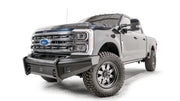 Fab Fours FS23 - Q5961 - 1 Ford F250/F350/F450/F550 Super Duty 2023 - 2024 Black Steel Elite Front Bumper No Guard - Rugged Truck Gear
