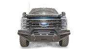 Fab Fours FS23 - RS5962 - 1 Ford F250/F350/F450/F550 Super Duty 2023 - 2024 Red Steel Front Winch Bumper Pre - Runner Guard - Rugged Truck Gear