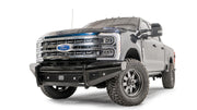 Fab Fours FS23 - S5961 - 1 Ford F250/F350/F450/F550 Super Duty 2023 - 2024 Black Steel Front Bumper No Guard - Rugged Truck Gear