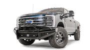Fab Fours FS23 - S5962 - 1 Ford F250/F350/F450/F550 Super Duty 2023 - 2024 Black Steel Front Bumper Pre - Runner Guard - Rugged Truck Gear