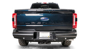 Fab Fours FS23 - U5950 - 1 Ford F250/F350 Super Duty 2023 - 2024 Black Steel Elite Rear Bumper - Rugged Truck Gear