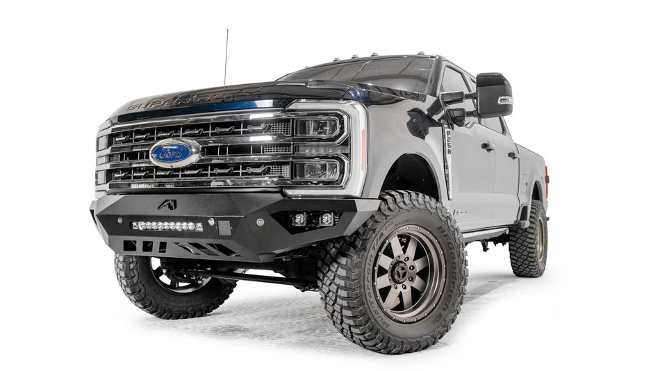 Fab Fours FS23 - V5951 - 1 Ford F250/F350 Superduty 2023 Vengeance Front Bumper No Guard - Rugged Truck Gear