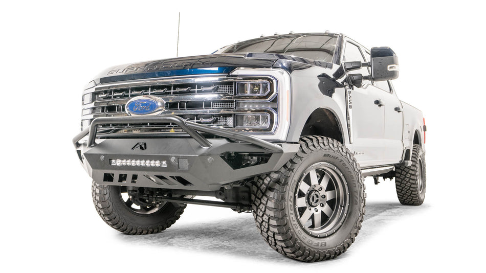 Fab Fours FS23 - V5952 - 1 Ford F250/F350 Superduty 2023 Vengeance Front Bumper Pre - Runner Guard - Rugged Truck Gear