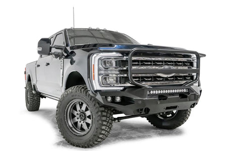 Fab Fours FS23 - X5950 - 1 Ford F250/F350 Super Duty 2023 - 2024 Matrix Front Winch Bumper Full Guard - Rugged Truck Gear