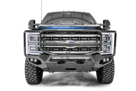 Fab Fours FS23 - X5950 - 1 Ford F250/F350 Super Duty 2023 - 2024 Matrix Front Winch Bumper Full Guard - Rugged Truck Gear