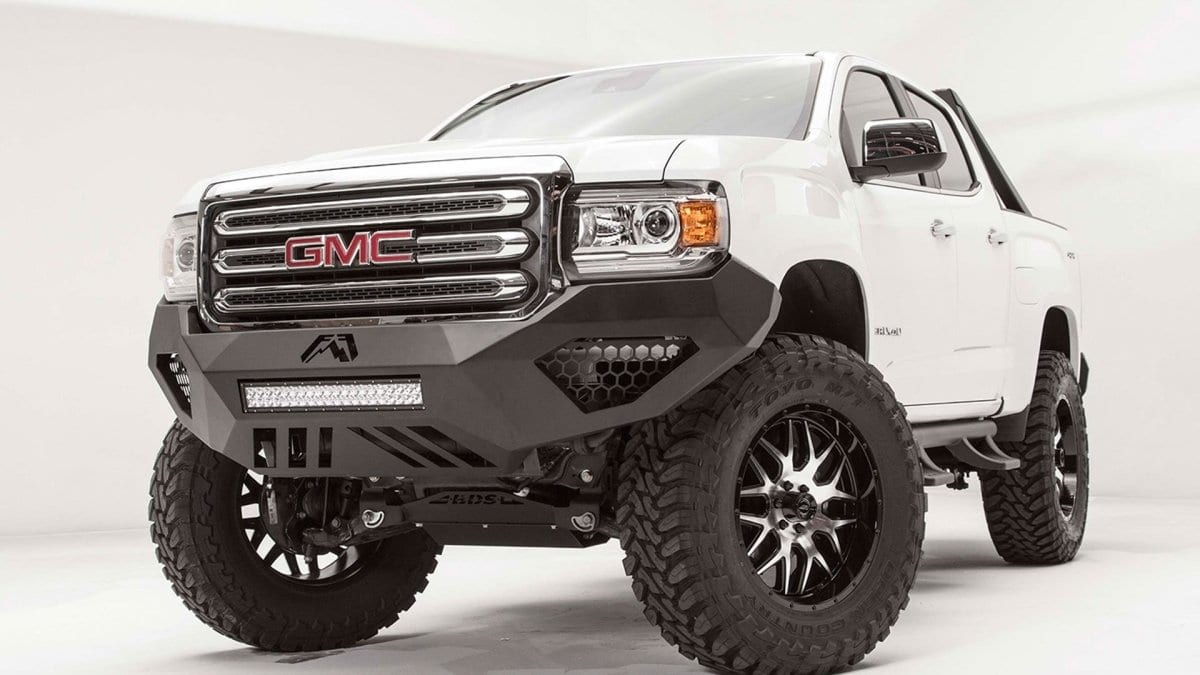 Fab Fours GC15 - D3451 - 1 GMC Canyon 2015 - 2020 Vengeance Front Bumper No Guard - Rugged Truck Gear