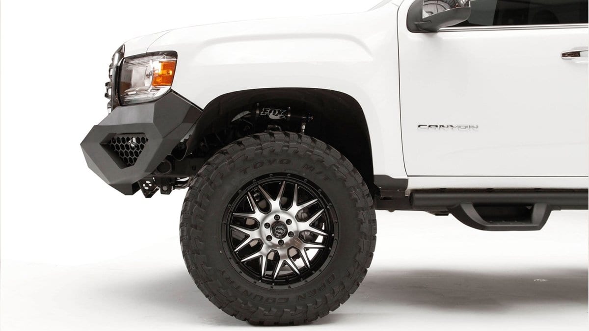Fab Fours GC15 - D3451 - 1 GMC Canyon 2015 - 2020 Vengeance Front Bumper No Guard - Rugged Truck Gear