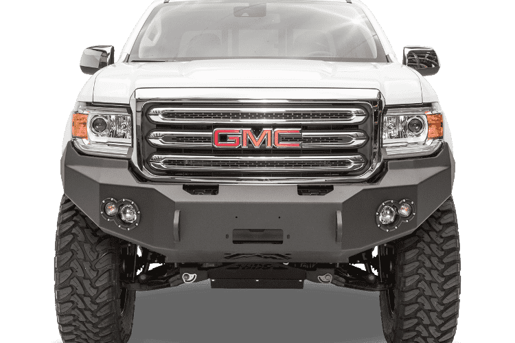Fab Fours GC15 - H3451 - 1 GMC Canyon 2015 - 2020 Premium Front Winch Bumper No Guard - Rugged Truck Gear