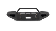 Fab Fours GM11 - RS2862 - 1 GMC Sierra 2500/3500 HD 2011 - 2014 Red Steel Winch Front Bumper Pre - Runner Guard - Rugged Truck Gear