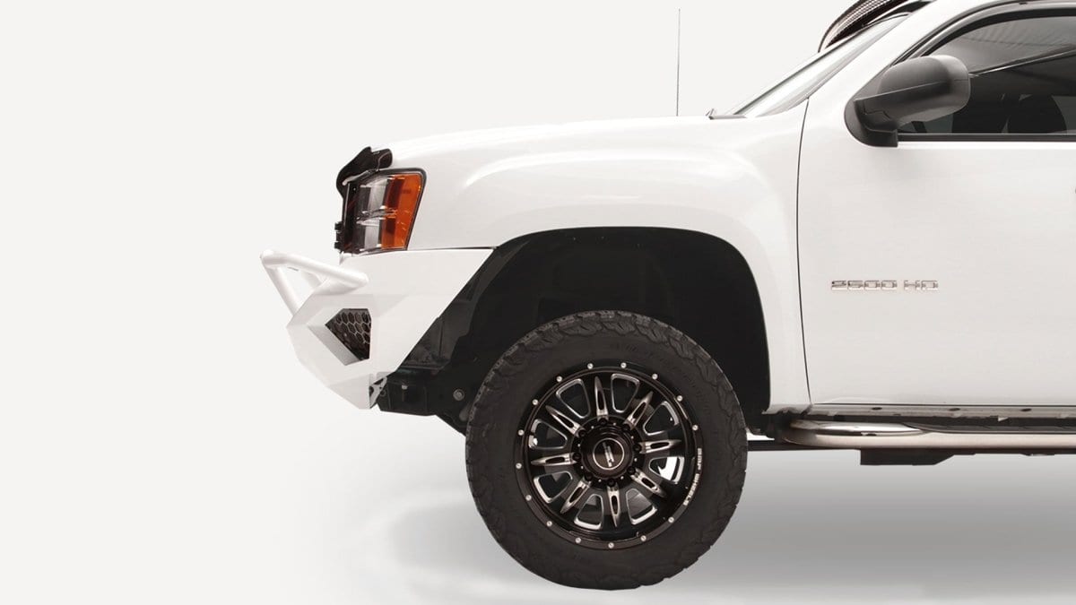 Fab Fours GM11 - V2852 - 1 GMC Sierra 2500/3500 HD 2011 - 2014 Vengeance Front Bumper Pre - Runner Guard - Rugged Truck Gear