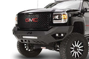 Fab Fours GM15 - V3151 - 1 GMC Sierra 2500/3500 HD 2015 - 2019 Vengeance Front Bumper No Guard - Rugged Truck Gear
