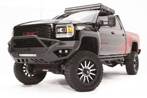 Fab Fours GM15-V3152-1 GMC Sierra 2500/3500 HD 2015-2019 Vengeance Front Bumper Pre-Runner Guard-BumperStock