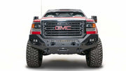 Fab Fours GM15 - X2851 - 1 GMC Sierra 2500/3500 HD 2015 - 2019 Matrix Front Bumper Winch Ready No Guard - Rugged Truck Gear