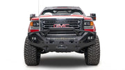 Fab Fours GM15 - X2852 - 1 GMC Sierra 2500/3500 HD 2015 - 2019 Matrix Front Bumper Winch Ready Pre - Runner Guard - Rugged Truck Gear