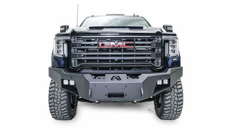 Fab Fours GM20-A5051-1 GMC Sierra 2500/3500 HD 2020-2021 New Premium Front Bumper Winch Ready No Guard-BumperStock