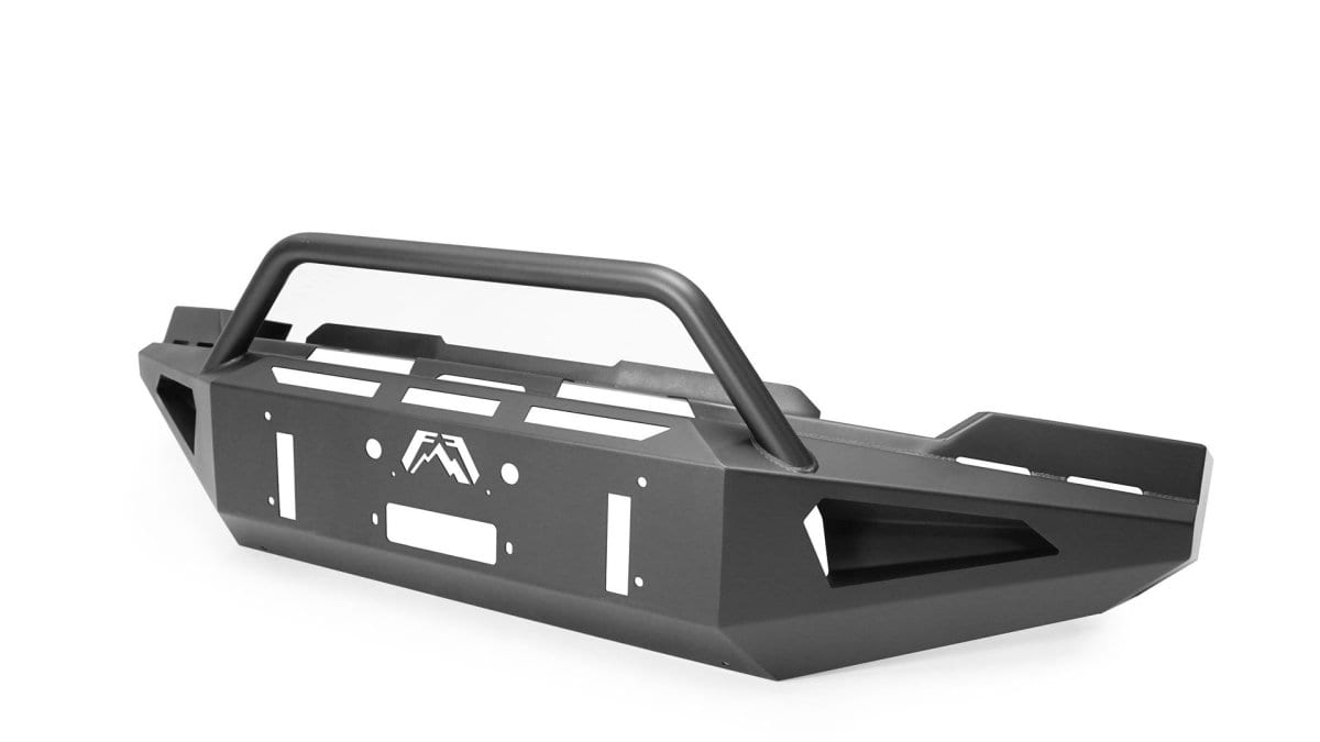 Fab Fours GM20 - RS5062 - 1 GMC Sierra 2500/3500 HD 2020 - 2022 Red Steel Winch Front Bumper Pre - Runner Guard - Rugged Truck Gear