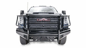 Fab Fours GM20-S5060-1 GMC Sierra 2500/3500 HD 2020-2021 Black Steel Front Bumper Full Guard-BumperStock