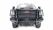 Fab Fours GM20 - S5060 - 1 GMC Sierra 2500/3500 HD 2020 - 2022 Black Steel Front Bumper Full Guard - Rugged Truck Gear