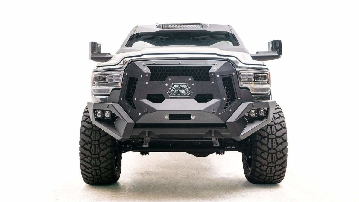Fab Fours GR4400 - 1 Ram 2500/3500 HD 2019 - 2024 Grumper Front Bumper - Rugged Truck Gear