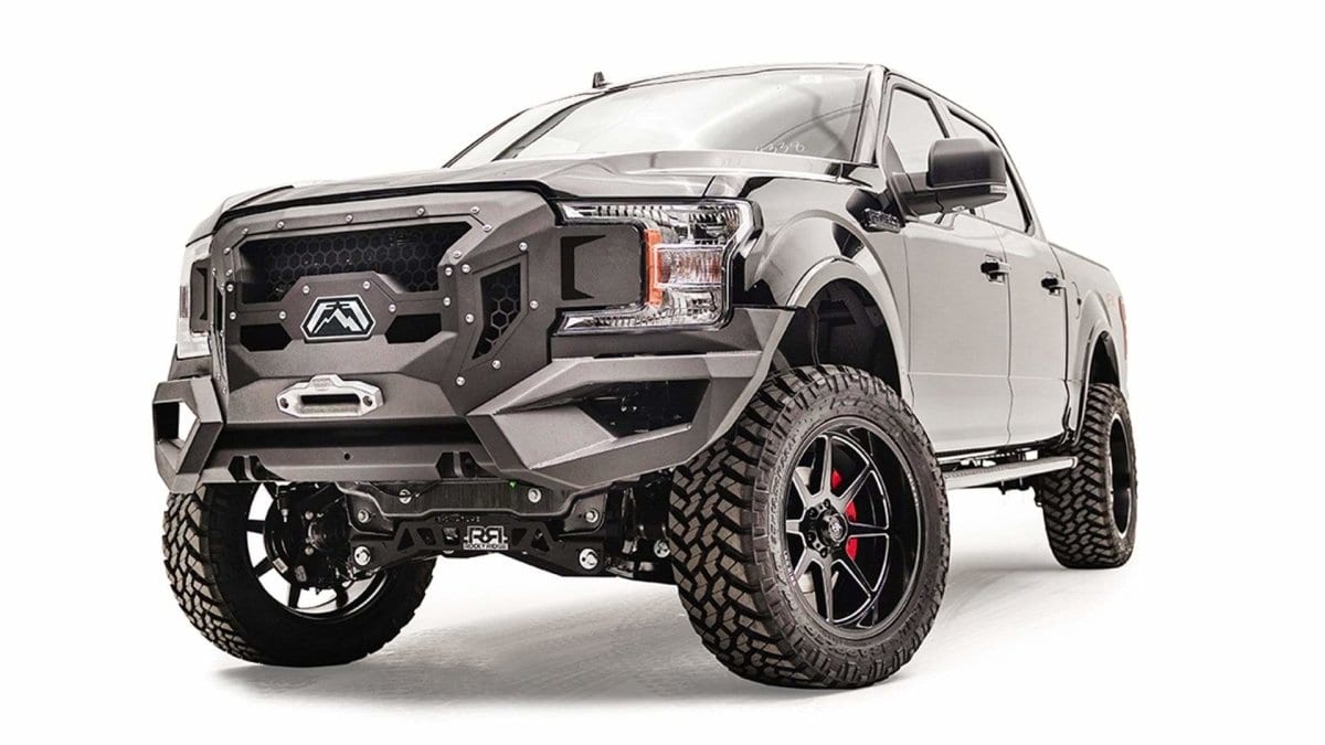 Fab Fours GR4500 - 1 Ford F150 2018 - 2020 Grumper Front Bumper - Rugged Truck Gear