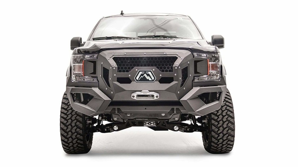 Fab Fours GR4500 - 1 Ford F150 2018 - 2020 Grumper Front Bumper - Rugged Truck Gear