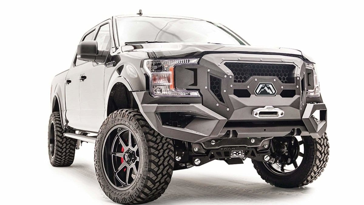 Fab Fours GR4500 - 1 Ford F150 2018 - 2020 Grumper Front Bumper - Rugged Truck Gear