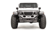 Fab Fours GR4650 - 1 Jeep Wrangler JL 2018 - 2024 Grumper Stubby Front Bumper - Rugged Truck Gear
