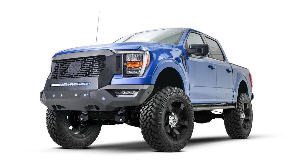Fab Fours GR5000 - 1 Ford F150 2021 - 2024 Grumper Front Bumper - Rugged Truck Gear