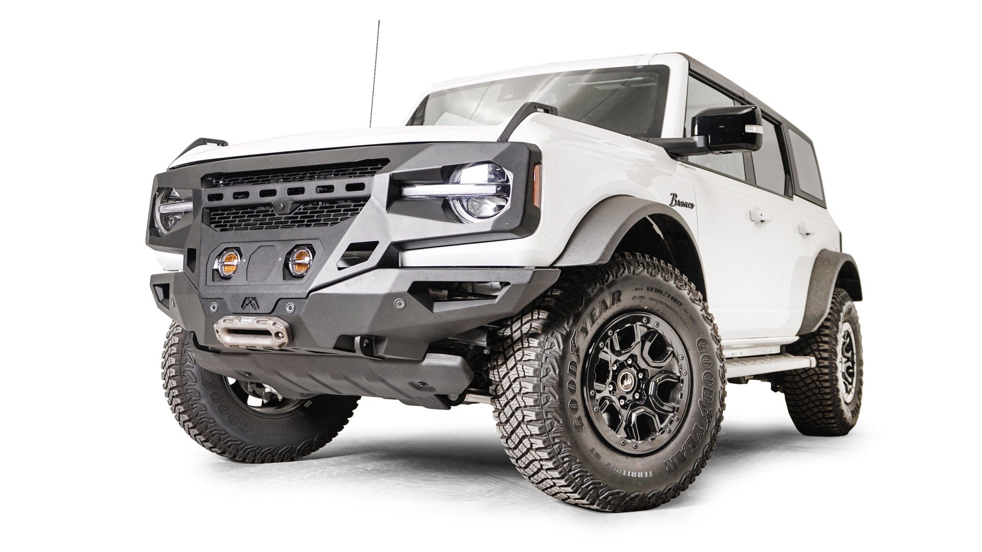 Fab Fours GR5200 - 1 2021 - 2024 Ford Bronco Grumper Front Bumper - Rugged Truck Gear