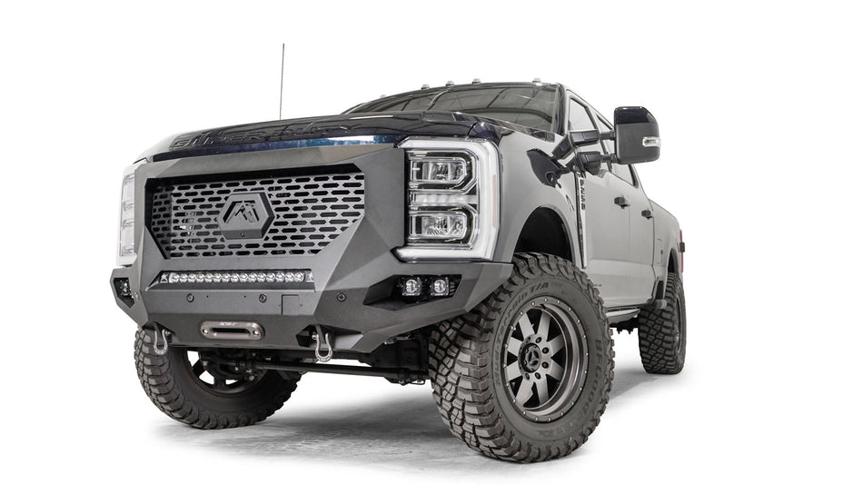Fab Fours GR5900 - 1 Ford F250/F350 Superduty 2023 - 2024 Grumper Front Bumper - Rugged Truck Gear