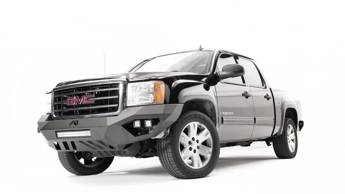 Fab Fours GS07 - D2151 - 1 GMC Sierra 1500 2007 - 2013 Vengeance Front Bumper No Guard Non - Sensor - Rugged Truck Gear