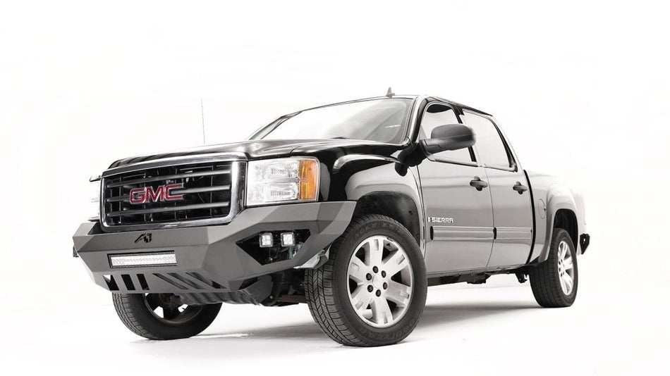 Fab Fours GS07 - D2151 - 1 GMC Sierra 1500 2007 - 2013 Vengeance Front Bumper No Guard Non - Sensor - Rugged Truck Gear