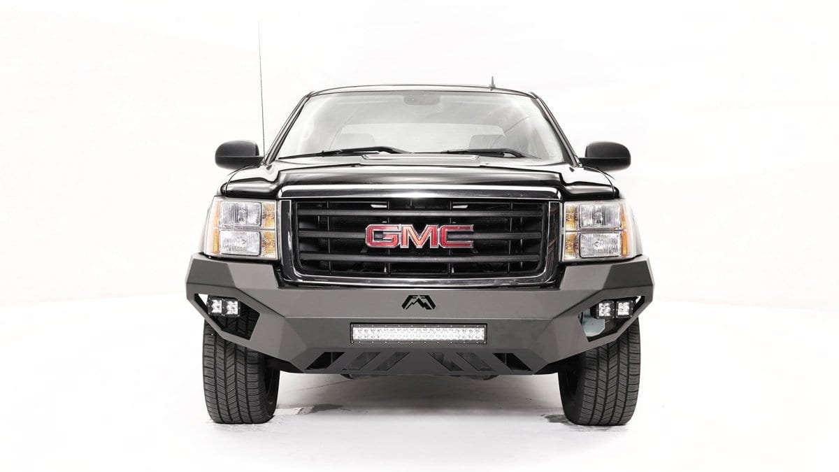 Fab Fours GS07 - D2151 - 1 GMC Sierra 1500 2007 - 2013 Vengeance Front Bumper No Guard Non - Sensor - Rugged Truck Gear