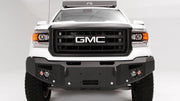Fab Fours GS14 - F3151 - 1 GMC Sierra 1500 2014 - 2015 Premium Front Bumper Sensor Winch Ready No Guard - Rugged Truck Gear