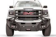 Fab Fours GS14 - F3152 - 1 GMC Sierra 1500 2014 - 2015 Premium Front Bumper Sensor Winch Ready Pre - Runner Guard - Rugged Truck Gear