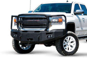 Fab Fours GS14 - H3150 - 1 GMC Sierra 1500 2014 - 2015 Premium Front Bumper Winch Ready Full Guard Non - Sensor - Rugged Truck Gear