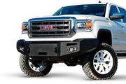 Fab Fours GS14 - H3151 - 1 GMC Sierra 1500 2014 - 2015 Premium Front Bumper Winch Ready No Guard Non - Sensor - Rugged Truck Gear
