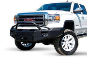 Fab Fours GS14 - H3152 - 1 GMC Sierra 1500 2014 - 2015 Premium Front Bumper Winch Ready Pre - Runner Guard Non - Sensor - Rugged Truck Gear