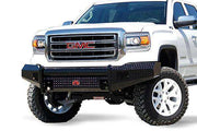 Fab Fours GS14 - K3161 - 1 GMC Sierra 1500 2014 - 2015 Black Steel Front Bumper No Guard - Rugged Truck Gear