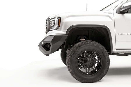 Fab Fours GS16 - D3951 - 1 GMC Sierra 1500 2016 - 2018 Vengeance Front Bumper No Guard Sensor - Rugged Truck Gear