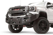 Fab Fours GS16 - F3952 - 1 GMC Sierra 1500 2016 - 2018 Premium Front Bumper Winch Ready Pre - Runner Guard - Rugged Truck Gear