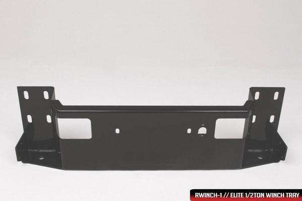 Fab Fours GS16 - R3962 - 1 GMC Sierra 1500 2016 - 2018 Black Steel Elite Front Bumper Pre - Runner Guard - Rugged Truck Gear