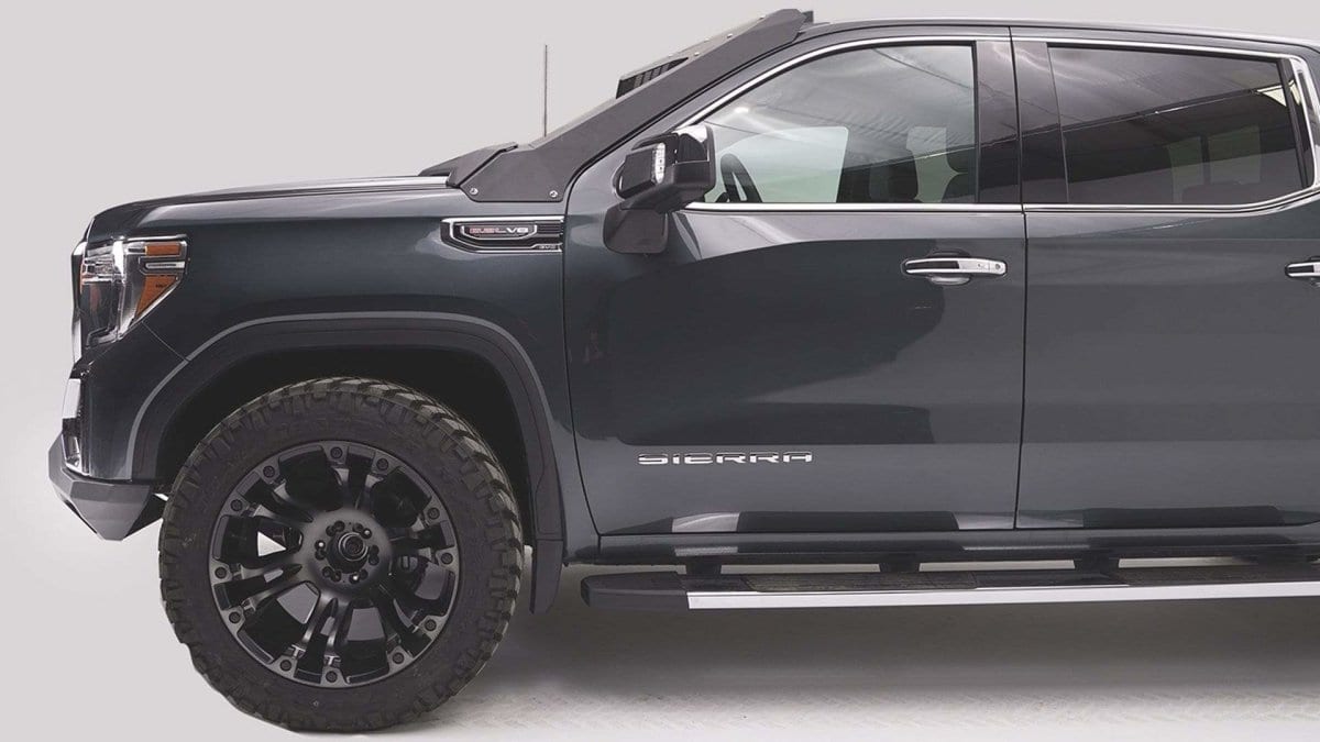 Fab Fours GS19 - D6051 - 1 GMC Sierra 1500 2019 - 2021 Vengeance Front Bumper No Guard Sensor - Rugged Truck Gear