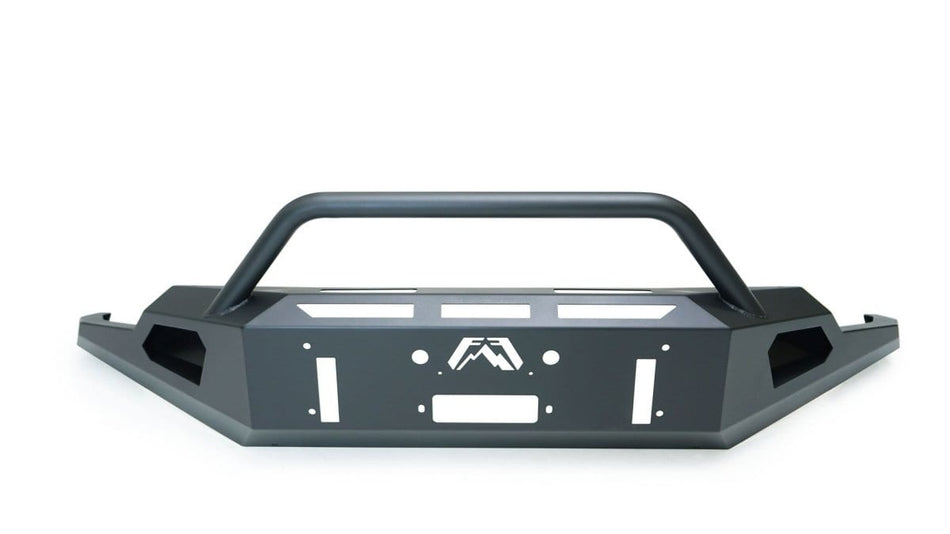 Fab Fours GS19 - RS3962 - 1 GMC Sierra 1500 2019 - 2022 Red Steel Winch Front Bumper Pre - Runner Guard - Rugged Truck Gear