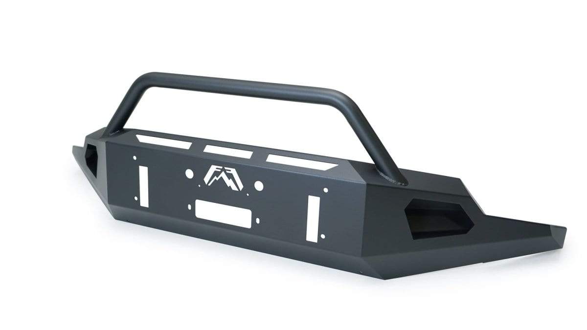 Fab Fours GS19 - RS3962 - 1 GMC Sierra 1500 2019 - 2022 Red Steel Winch Front Bumper Pre - Runner Guard - Rugged Truck Gear