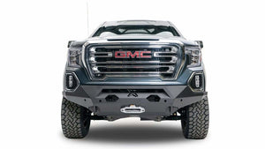 Fab Fours GS19-X3951-1 GMC Sierra 1500 2019-2021 Matrix Front Bumper Winch Ready No Guard-BumperStock