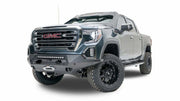 Fab Fours GS19 - X3951 - 1 GMC Sierra 1500 2019 - 2021 Matrix Front Bumper Winch Ready No Guard - Rugged Truck Gear